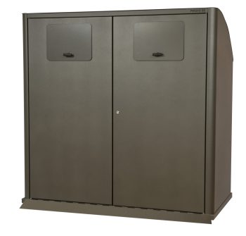 2x370 liter beholdergarage