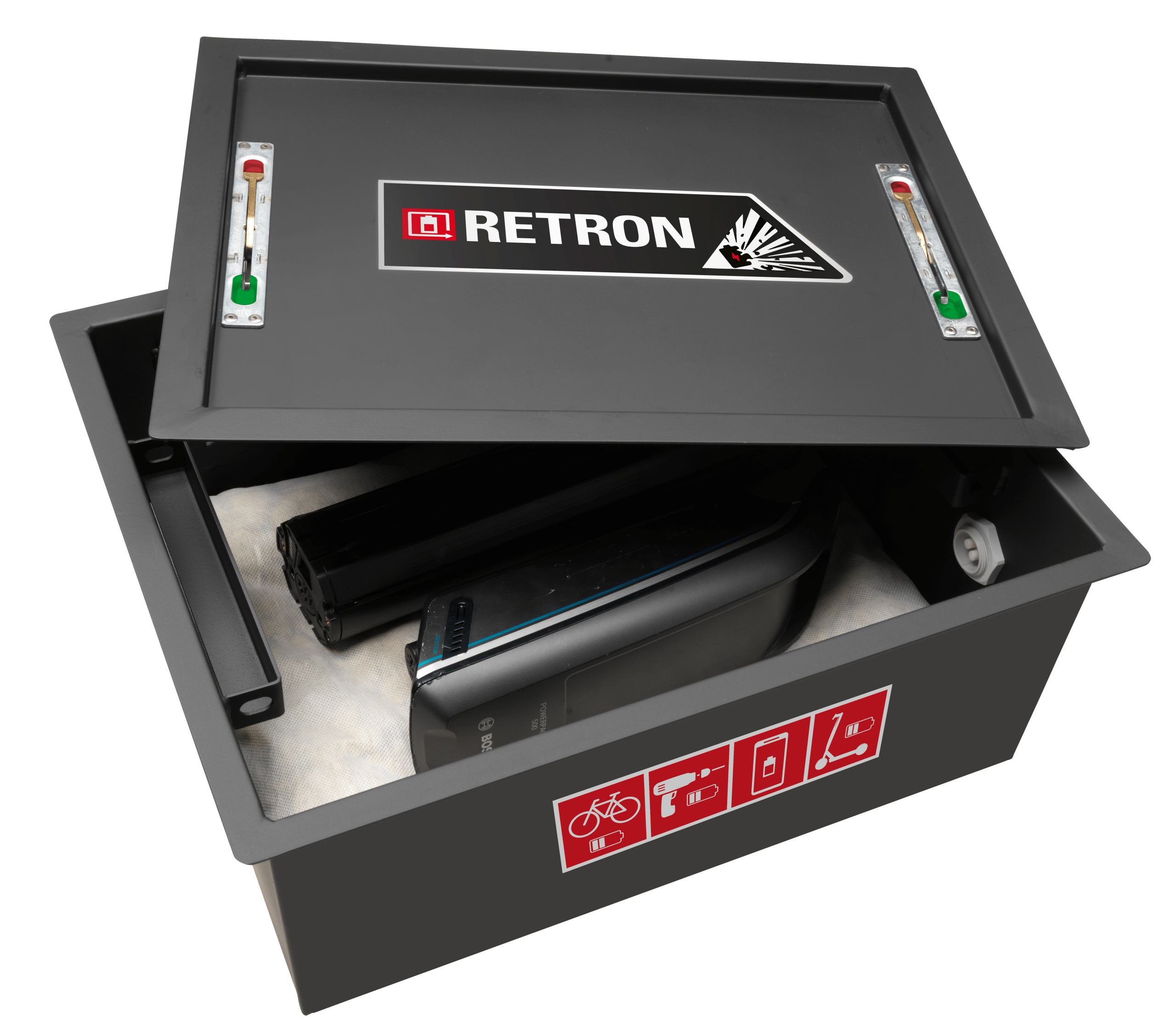 Beholder til lithium-ion batterier